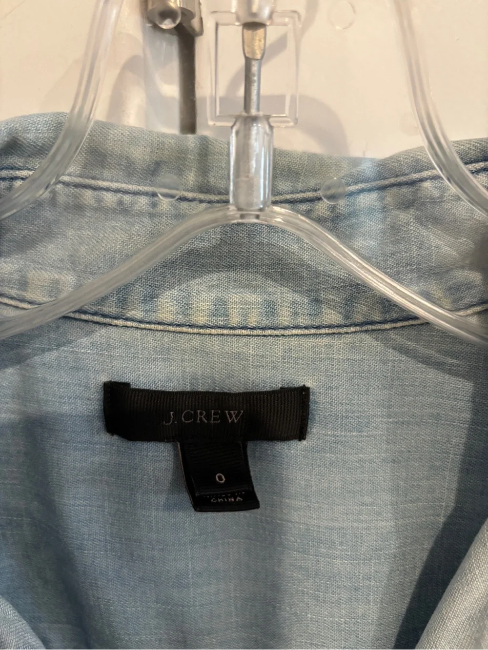 J. Crew Light Blue Denim Shirt